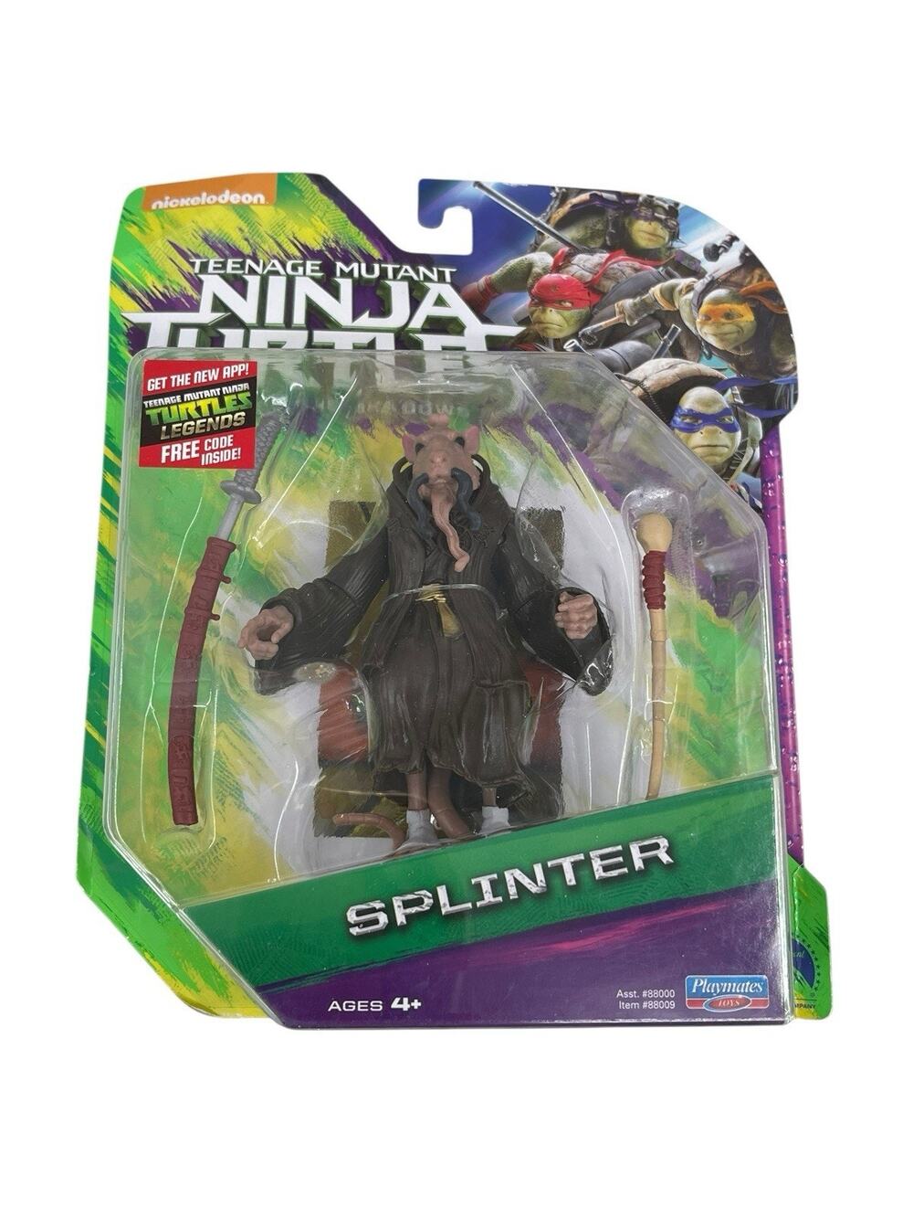Nickelodeon Teenage Mutant Ninja Turtles TMNT Splinter Boxed